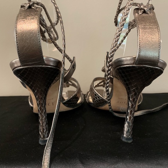 Dior Strappy Bronze Sandals - Picture 3 of 6